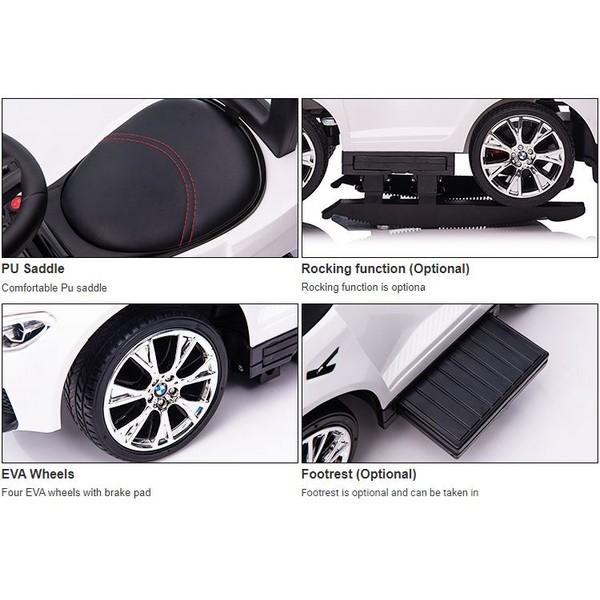 Продукт BMW M5 Licensed - Кола за избутване с родителски контрол 4 в 1 c меки гуми, Кожена седалка, 2022 година - 0 - BG Hlapeta